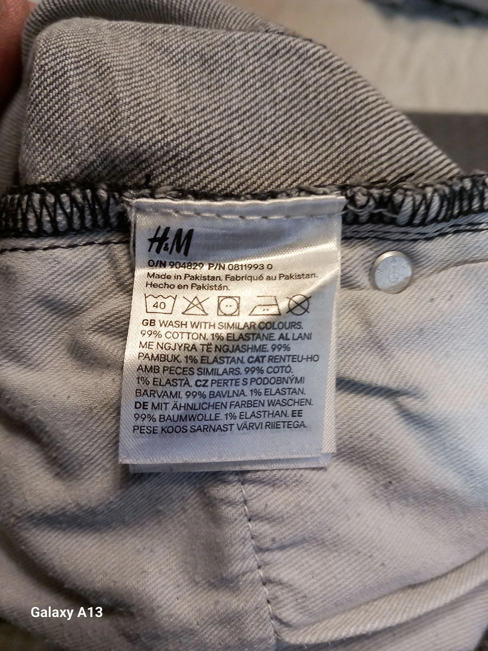 Lot of 2 H&M / Denim Co. trend grey jeans – Size 38 (W30/L32) – photo 12